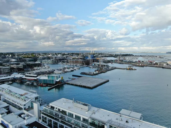 Viaduct Harbour Auckland Nova Zelândia Dezembro 2019 Bela Cena Torno — Fotografia de Stock