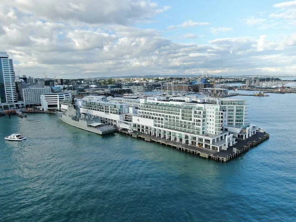 Viaduct Harbour Auckland Nuova Zelanda Dicembre 2019 Bellissima Scena Che — Foto Stock