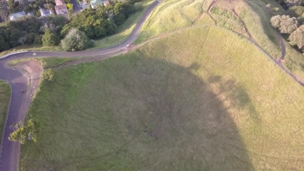 Mount Eden Auckland Nový Zéland Prosince 2019 Legendární Sopečná Poloha — Stock video