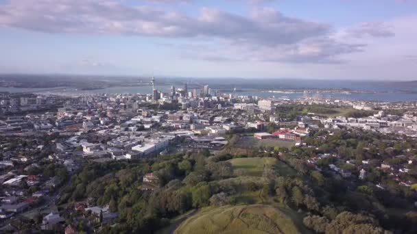 Góra Eden Auckland Nowa Zelandia Grudzień 2019 Legendarne Położenie Wulkanu — Wideo stockowe