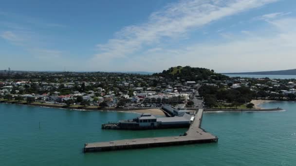 Devonport Auckland Nieuw Zeeland December 2019 Victorian Style Seaside Village — Stockvideo