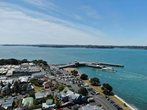 Devonport Auckland Nowa Zelandia Grudzień 2019 Wiktoriańska Wioska Nadmorska Devonport — Zdjęcie stockowe