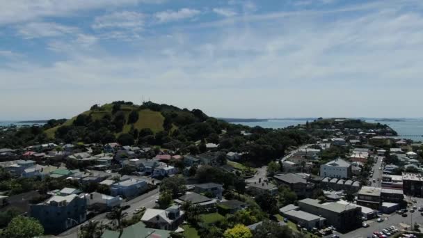 Devonport Auckland Nueva Zelanda Diciembre 2019 Pueblo Costero Estilo Victoriano — Vídeo de stock