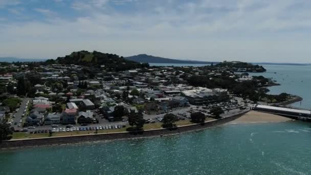 Devonport Auckland Nueva Zelanda Diciembre 2019 Pueblo Costero Estilo Victoriano — Vídeos de Stock