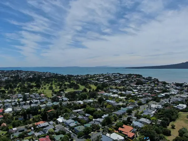 Devonport Auckland Nueva Zelanda Diciembre 2019 Pueblo Costero Estilo Victoriano — Foto de Stock