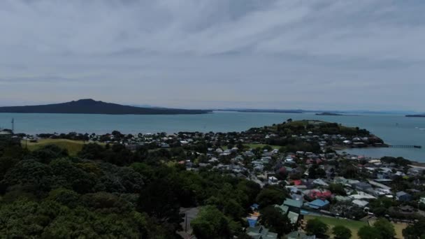 Devonport Auckland Yeni Zelanda Aralık 2019 Victorian Style Seaside Village — Stok video