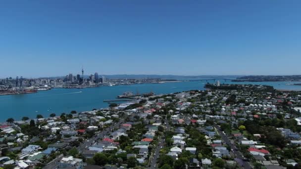 Devonport Auckland Nouvelle Zélande Décembre 2019 Village Côtier Devonport Style — Video