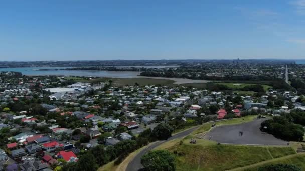 Devonport Auckland Nueva Zelanda Diciembre 2019 Pueblo Costero Estilo Victoriano — Vídeo de stock