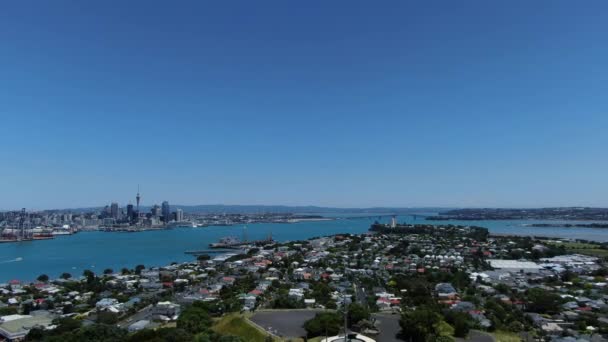 Devonport Auckland Nueva Zelanda Diciembre 2019 Pueblo Costero Estilo Victoriano — Vídeos de Stock