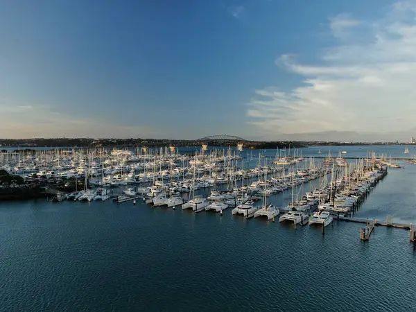 Viadukt Harbour Auckland Nový Zéland Prosince 2019 Krásná Scéna Obklopující — Stock fotografie