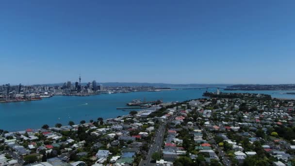 Devonport Auckland Nouvelle Zélande Décembre 2019 Village Côtier Devonport Style — Video