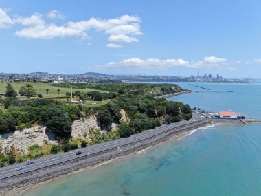 Viyadük Limanı, Auckland / Yeni Zelanda - 29 Aralık 2019: Viyaduct Limanı, Prenses Rıhtımı, marina Körfezi, Wynyard, St Marys Körfezi ve Westhaven, Yeni Zelanda 'nın tamamı