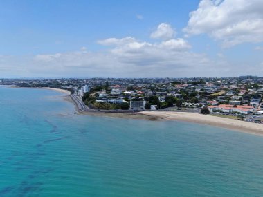 Viyadük Limanı, Auckland / Yeni Zelanda - 29 Aralık 2019: Viyaduct Limanı, Prenses Rıhtımı, marina Körfezi, Wynyard, St Marys Körfezi ve Westhaven, Yeni Zelanda 'nın tamamı