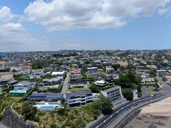 Viaduct Harbour Auckland Nueva Zelanda Diciembre 2019 Hermosa Escena Que — Foto de Stock