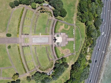 Viyadük Limanı, Auckland / Yeni Zelanda - 29 Aralık 2019: Viyaduct Limanı, Prenses Rıhtımı, marina Körfezi, Wynyard, St Marys Körfezi ve Westhaven, Yeni Zelanda 'nın tamamı
