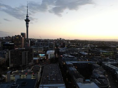 Viyadük Limanı, Auckland / Yeni Zelanda - 29 Aralık 2019: Viyaduct Limanı, Prenses Rıhtımı, marina Körfezi, Wynyard, St Marys Körfezi ve Westhaven, Yeni Zelanda 'nın tamamı