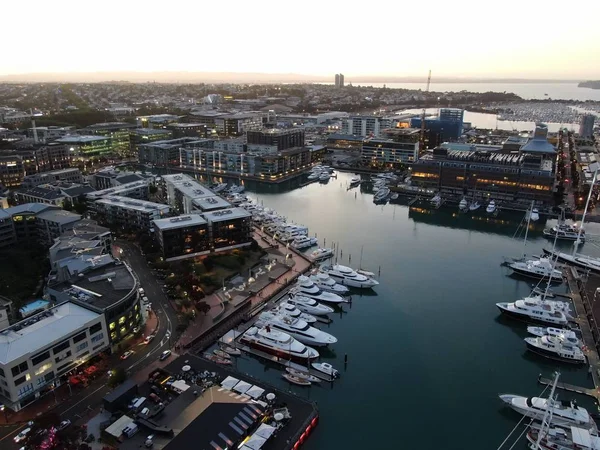 Viaduct Harbour Auckland Nieuw Zeeland December 2019 Prachtige Scene Rondom — Stockfoto