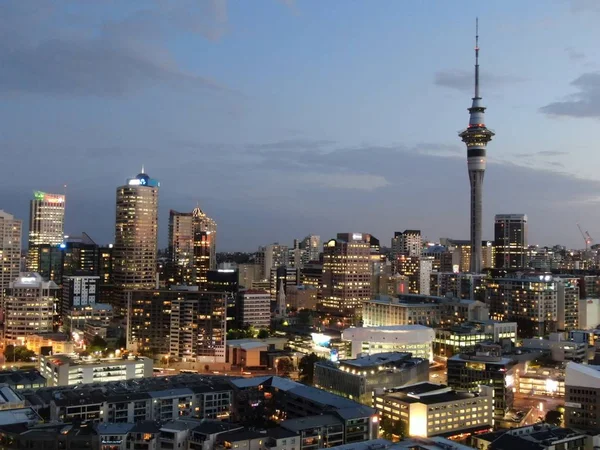 Viadukt Harbour Auckland Nový Zéland Prosince 2019 Krásná Scéna Obklopující — Stock fotografie