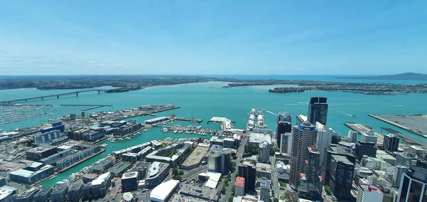 Viaduct Harbour Auckland Nueva Zelanda Diciembre 2019 Hermosa Escena Que — Foto de Stock