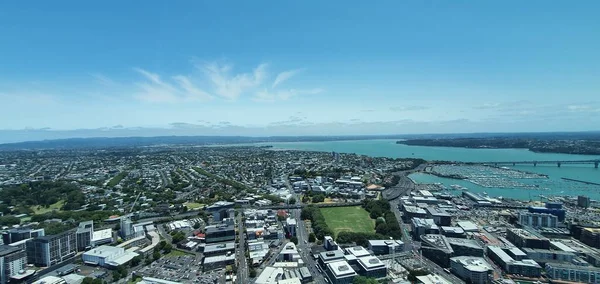 Port Viaduc Auckland Nouvelle Zélande Décembre 2019 Belle Scène Entourant — Photo