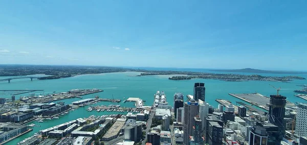 Viaduct Harbour Auckland Nuova Zelanda Dicembre 2019 Bellissima Scena Che — Foto Stock