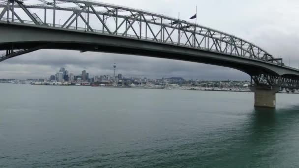 Viaduct Harbour Auckland Nova Zelândia Dezembro 2019 Amazing Auckland Harbour — Vídeo de Stock