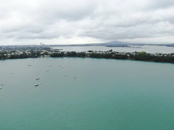 Viaduct Harbour Auckland Nouvelle Zélande Décembre 2019 Incroyable Pont Port — Photo