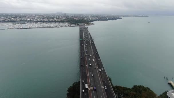 Viaduct Harbour Auckland Nueva Zelanda Diciembre 2019 Amazing Auckland Harbour — Vídeos de Stock