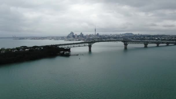 Viaduct Harbour Auckland Nieuw Zeeland December 2019 Amazing Auckland Harbour — Stockvideo