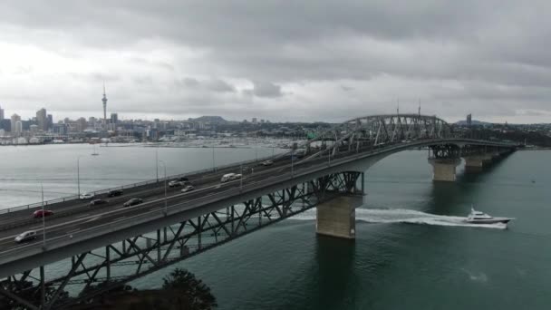 Viaduct Harbour Auckland Nieuw Zeeland December 2019 Amazing Auckland Harbour — Stockvideo