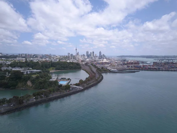 Viaduct Harbour Auckland Nuova Zelanda Dicembre 2019 Bellissima Scena Che — Foto Stock