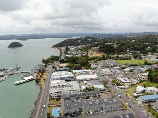 Paihia Bahía Las Islas Nueva Zelanda Diciembre 2019 Pueblo Costero — Foto de Stock