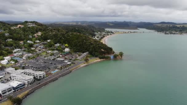 Paihia Bay Islands Nový Zéland Prosince 2019 Scenic Seaside Village — Stock video