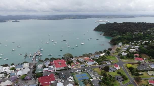 Russell Baie Des Îles Nouvelle Zélande Décembre 2019 Village Pittoresque — Video