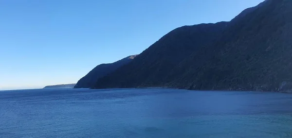 Majestic Mountains Dramatic Waterfalls Milford Sound Doubtful Sound Fjord New — Stock Photo, Image