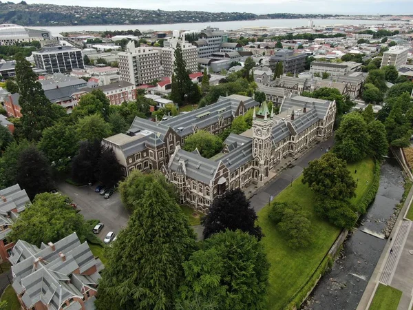 Dunedin Otago Nueva Zelanda Diciembre 2019 Majestuosa Vista Costa Ciudad — Foto de Stock