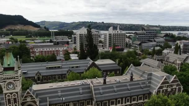 Dunedin Otago Yeni Zelanda Aralık 2019 Dunedin Şehri Yeni Zelanda — Stok video