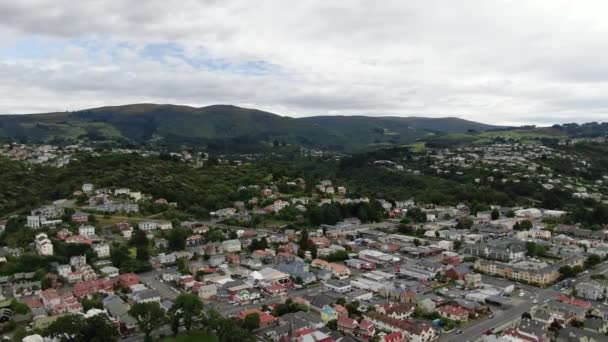 Dunedin Otago Nueva Zelanda Diciembre 2019 Majestuosa Vista Costa Ciudad — Vídeos de Stock