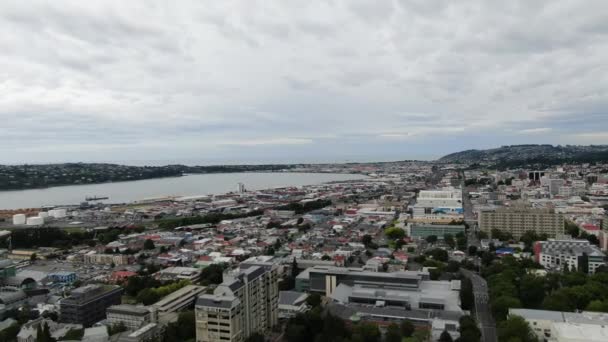 Dunedin Otago Yeni Zelanda Aralık 2019 Dunedin Şehri Yeni Zelanda — Stok video