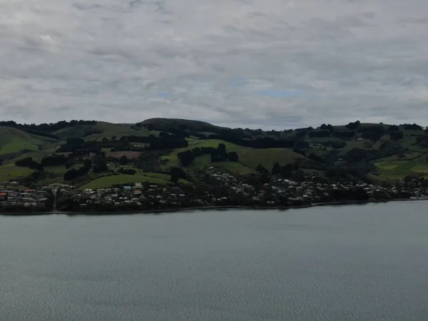 Dunedin Otago Nueva Zelanda Diciembre 2019 Majestuosa Vista Costa Ciudad —  Fotos de Stock