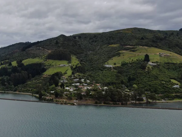 Dunedin Otago แลนด นวาคม 2019 มมองชายฝ งใหญ ของเม Dunedin แลนด — ภาพถ่ายสต็อก