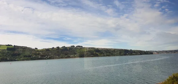 Dunedin Otago Nueva Zelanda Diciembre 2019 Majestuosa Vista Costa Ciudad — Foto de Stock