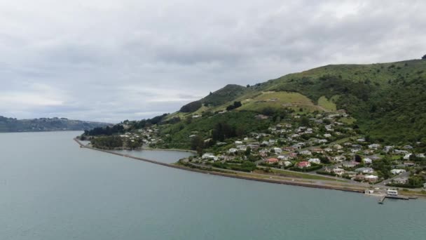 Dunedin Otago New Zealand Δεκεμβρίου 2019 Majestic Coast View Dunedin — Αρχείο Βίντεο