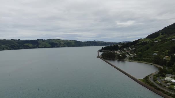 Dunedin Otago New Zealand December 2019 Majestic Coast View Dunedin — 비디오