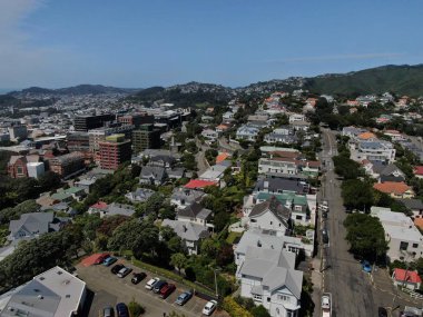 Dunedin, Otago / Yeni Zelanda - 29 Aralık 2019: Dunedin şehri Yeni Zelanda ve kırsal alanlarının Görkemli Sahil Manzarası