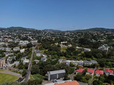 Dunedin, Otago / Yeni Zelanda - 29 Aralık 2019: Dunedin şehri Yeni Zelanda ve kırsal alanlarının Görkemli Sahil Manzarası