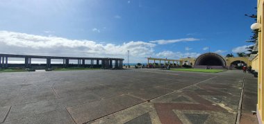 Napier, Kuzey Adası / Yeni Zelanda - 29 Aralık 2019: Napier, Yeni Zelanda 'nın Art Deco Başkenti; kentin simgeleri, manzarası ve güzel çevresi