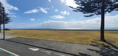 Napier, Kuzey Adası / Yeni Zelanda - 29 Aralık 2019: Napier, Yeni Zelanda 'nın Art Deco Başkenti; kentin simgeleri, manzarası ve güzel çevresi