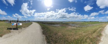 Napier, Kuzey Adası / Yeni Zelanda - 29 Aralık 2019: Napier, Yeni Zelanda 'nın Art Deco Başkenti; kentin simgeleri, manzarası ve güzel çevresi