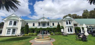 Napier, Kuzey Adası / Yeni Zelanda - 29 Aralık 2019: Napier, Yeni Zelanda 'nın Art Deco Başkenti; kentin simgeleri, manzarası ve güzel çevresi